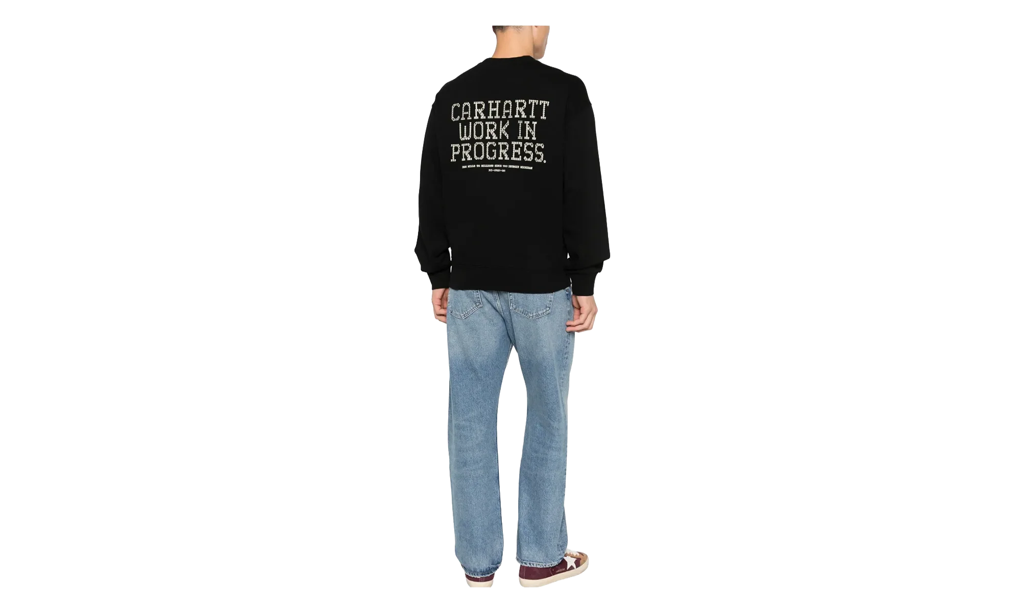 Punched Sweatshirt "Black" I036039 89XX