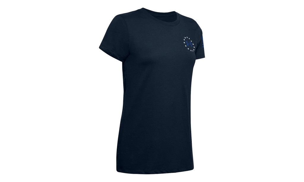 Freedom Banner T-Shirt WMNS "Academy Blue / Royal Blue" 1352160 408
