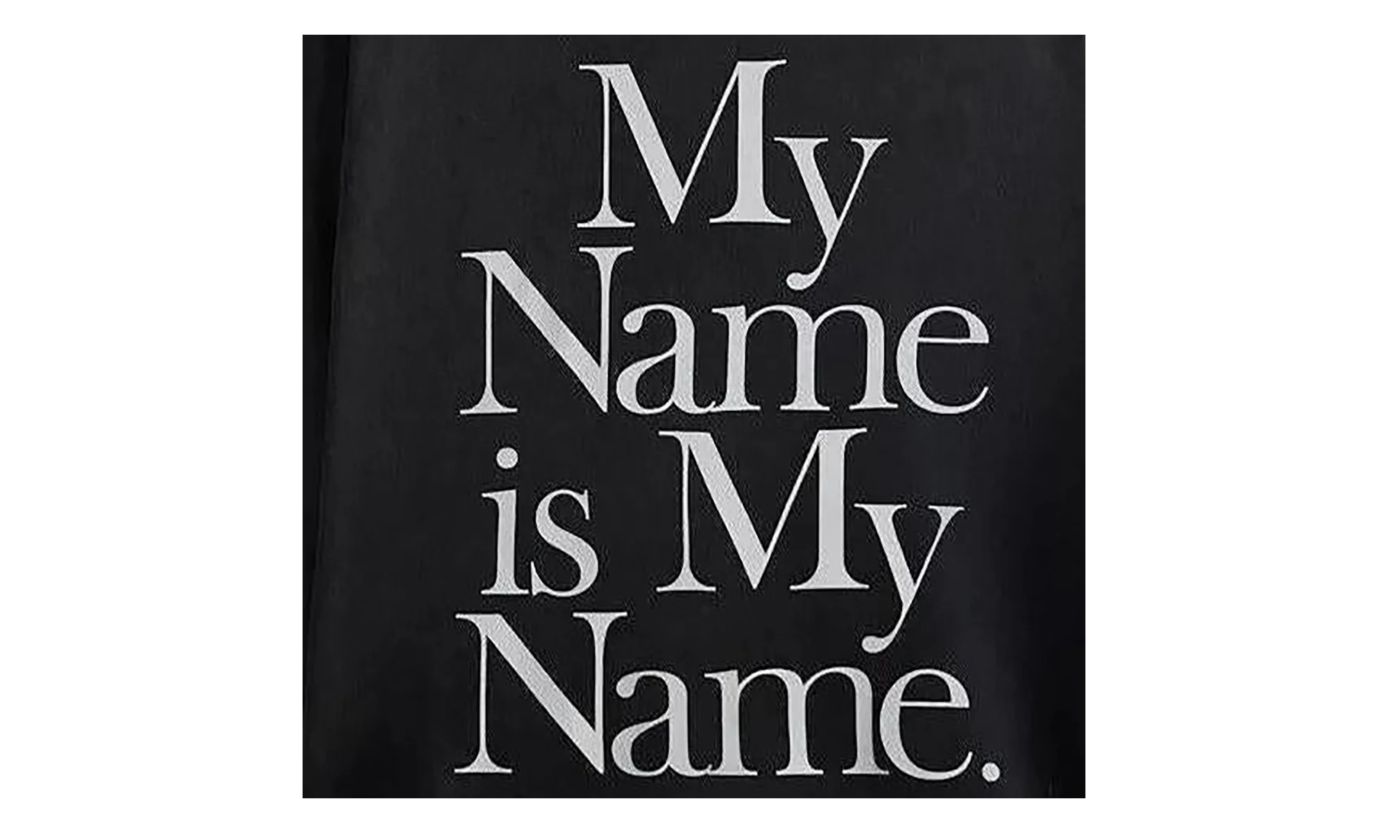 The Wire My Name Is My Name Vintage Longsleeve Tee "Black" KITH68