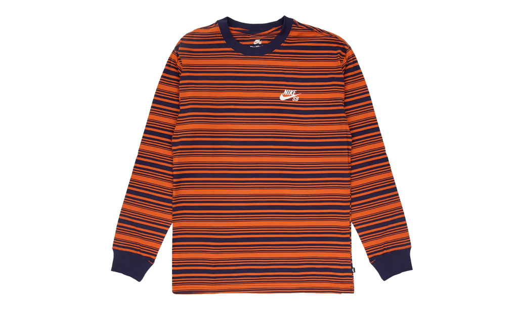 SB Long-Sleeve Skate T-Shirt "Purple Ink / Campfire Orange" FN4643 555