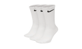 Everyday Lightweight Training Crew Socks (3 Pairs) "White / Black" SX7676 100