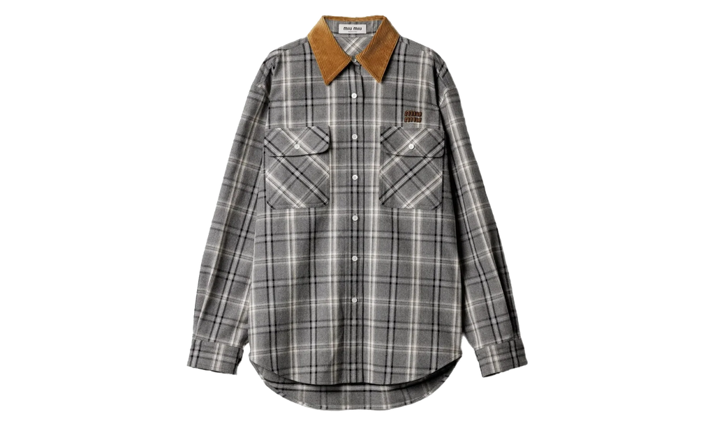 Check Flannel Shirt WMNS "Slate Grey" MK2010 1807 F0480