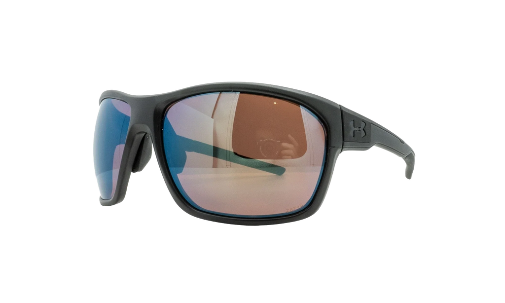 No Limits Sunglasses "Shoreline Tuned ANSI Z87+ Polarized - Satin Black" 8650130 010137
