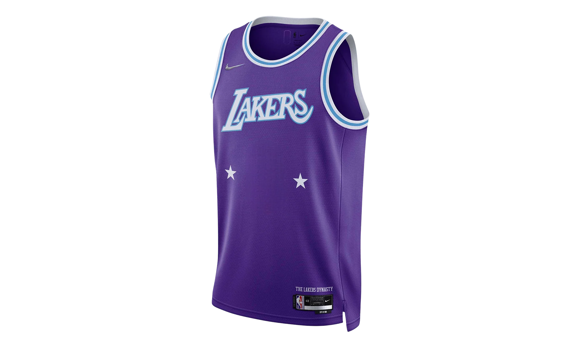 NBA La Lakers 2021-22 75Th City Swingman Jersey "Purple" DB4067 504
