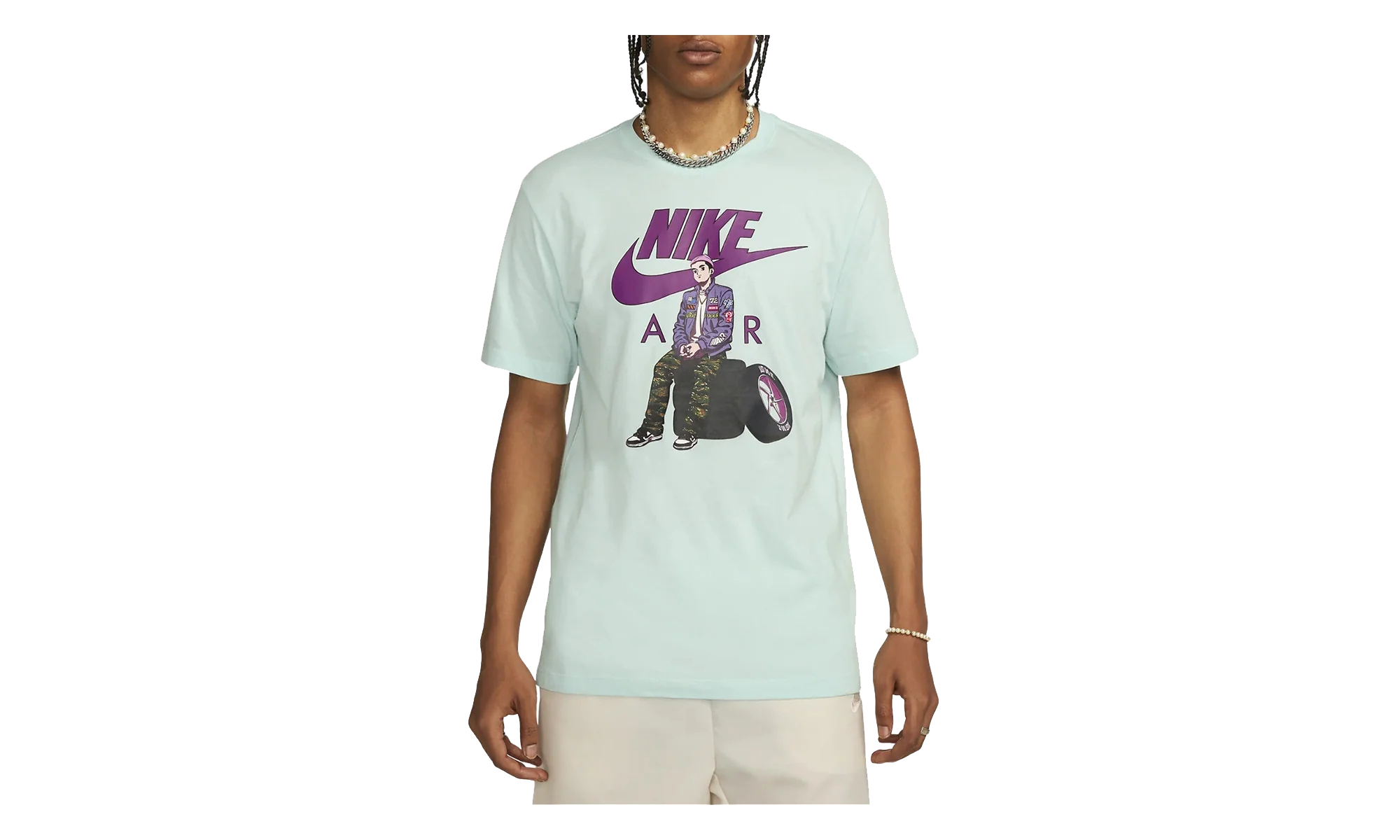 Sportswear Air Moto Graphic T-shirt "Jade Ice" FD1332 346