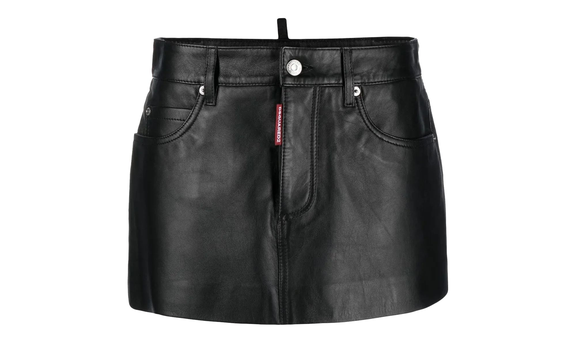 Leather Mini Skirt WMNS "Black" S75MA0863SY1623900