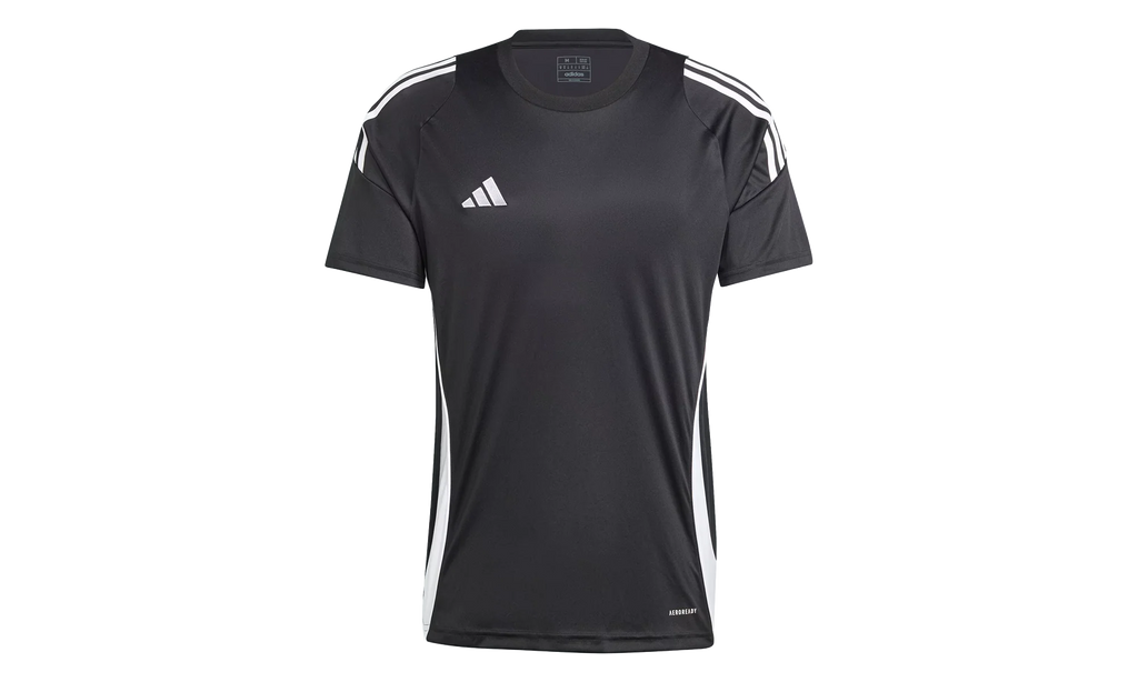 TIRO 24 SLIM-FIT PERFORMANCE 3-STRIPES JERSEY "Black / White" IJ7676