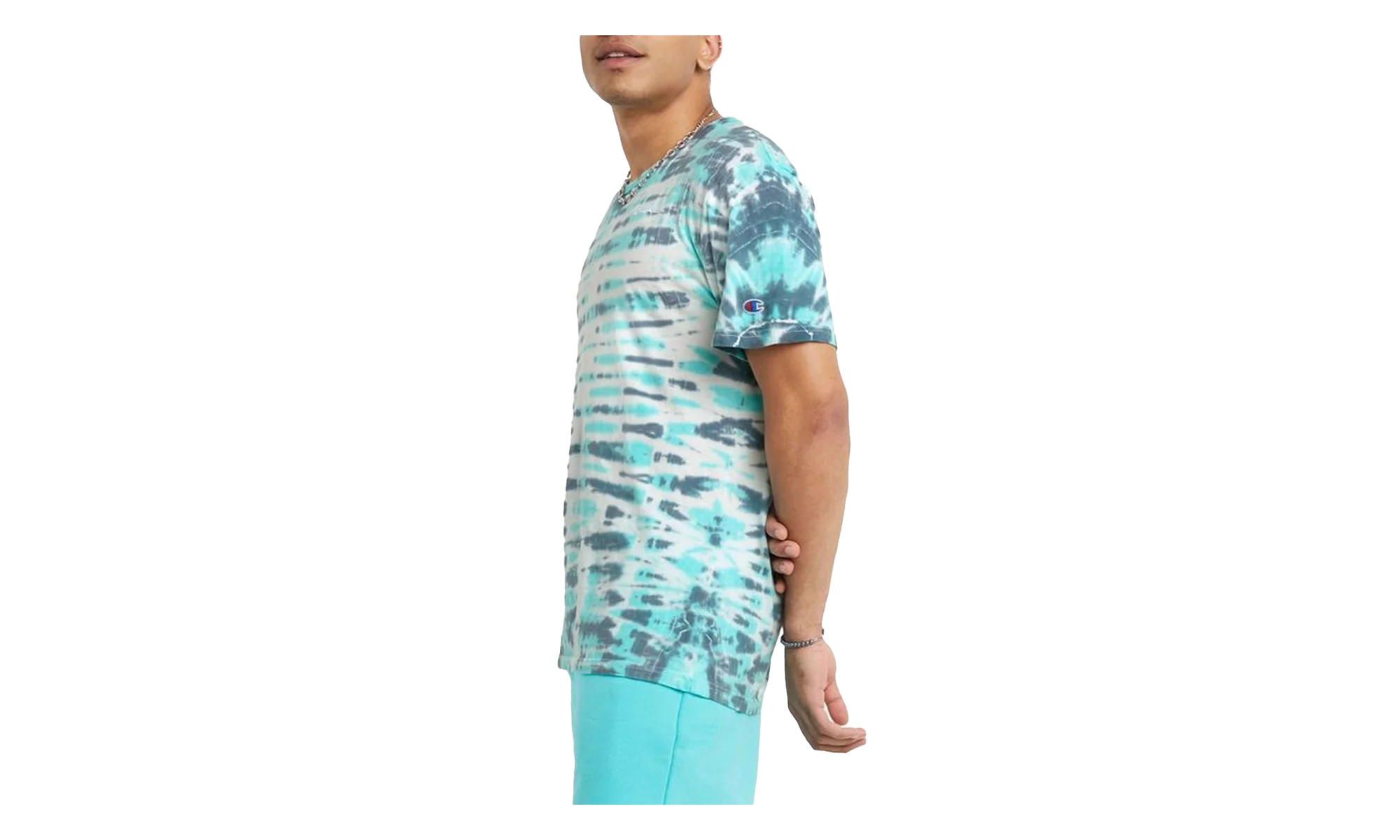 Lightweight T-Shirt "Wave Dye Trekking Grey" T3139 586529AJIJ