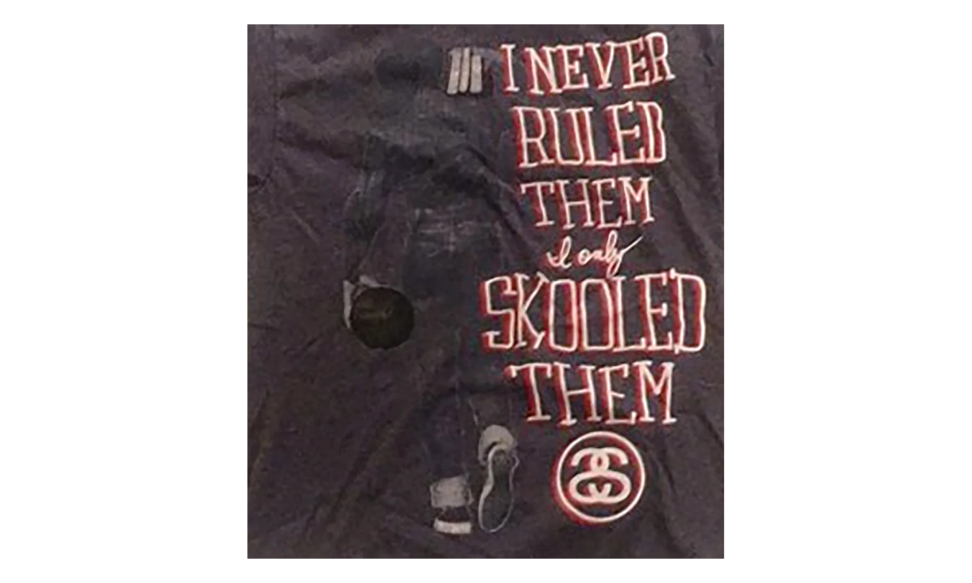 I Never Rule Them tee "Vintage Black" STUS389