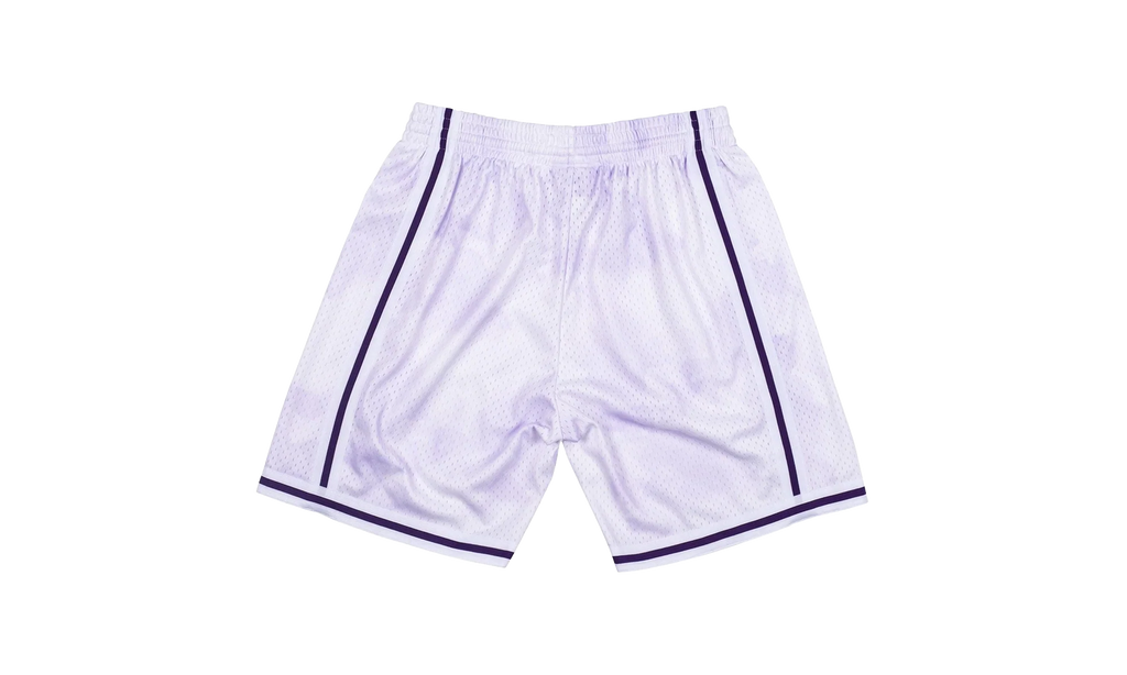 NBA Cloudy Skies Swingman Shorts "1996 Los Angeles Lakers - Light Purple" SMSHBW19062 LALLTPR96