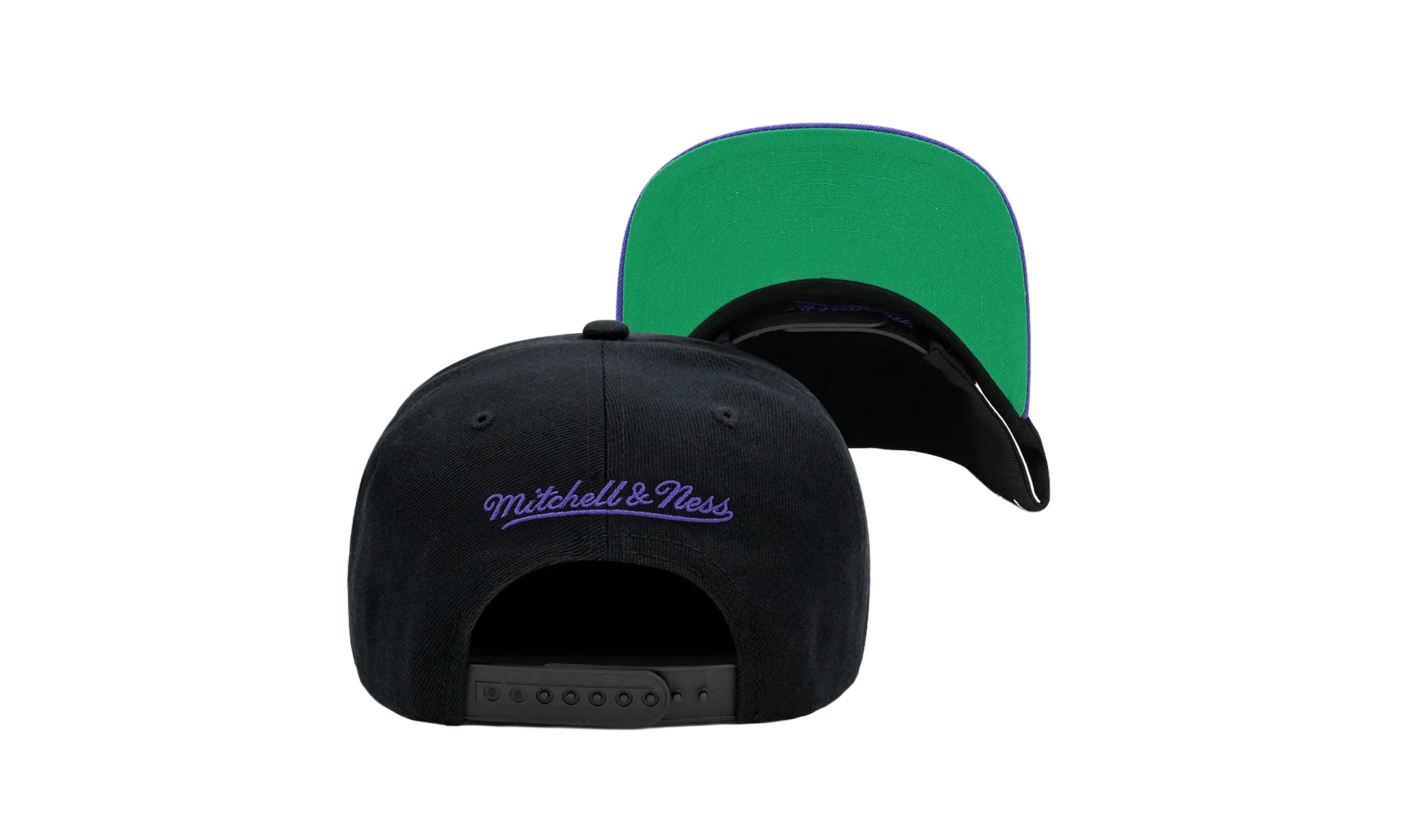 NBA Hardwood Classics Script 2.0 Snapback Cap "Utah Jazz - Black" HHSS3282 UJAYYPPPBLCK