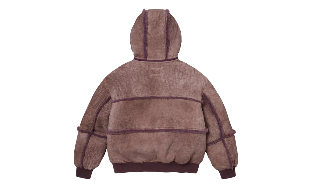 MM6 Maison Margiela Shearling Bomber Jacket "SS26 - Purple" SU27196