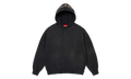 Overdyed Studded Hooded Sweatshirt "SS26 - Black" SU27374