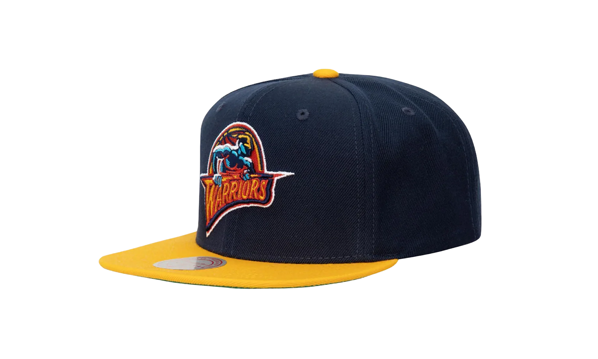 NBA Hardwood Classics Team 2 Tone 2.0 Snapback Cap "Golden State Warriors - Navy / Gold" HHSS3267 GSWYYPPPNYGD
