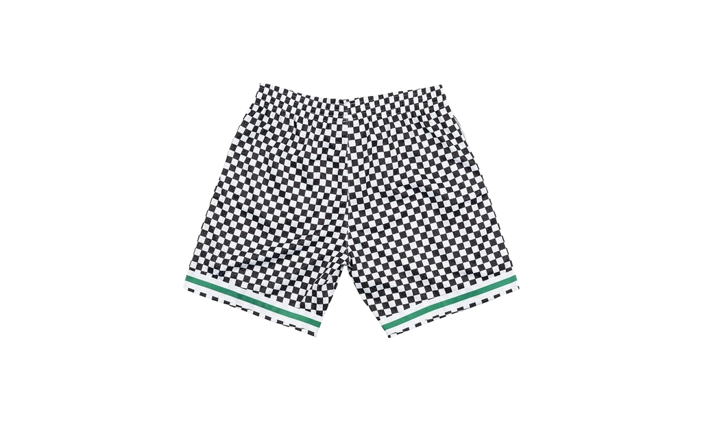 NBA Checked Swingman Shorts "Boston Celtics - White" BA3A4H BCE W N04