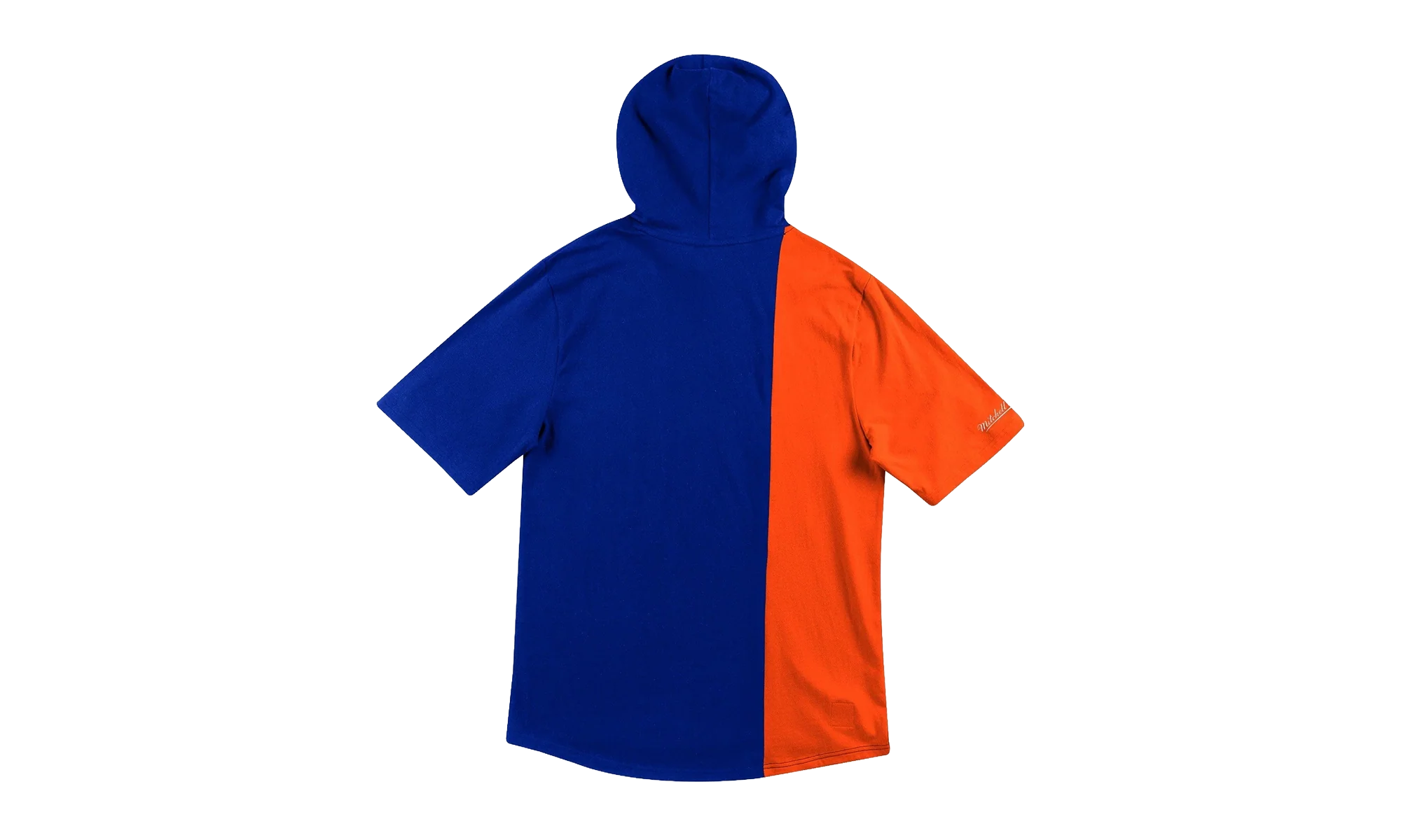 NBA Short Sleeve Split Hoodie "New York Knicks - Royal / Orange" HDSSAJ19008 NYKRYOR