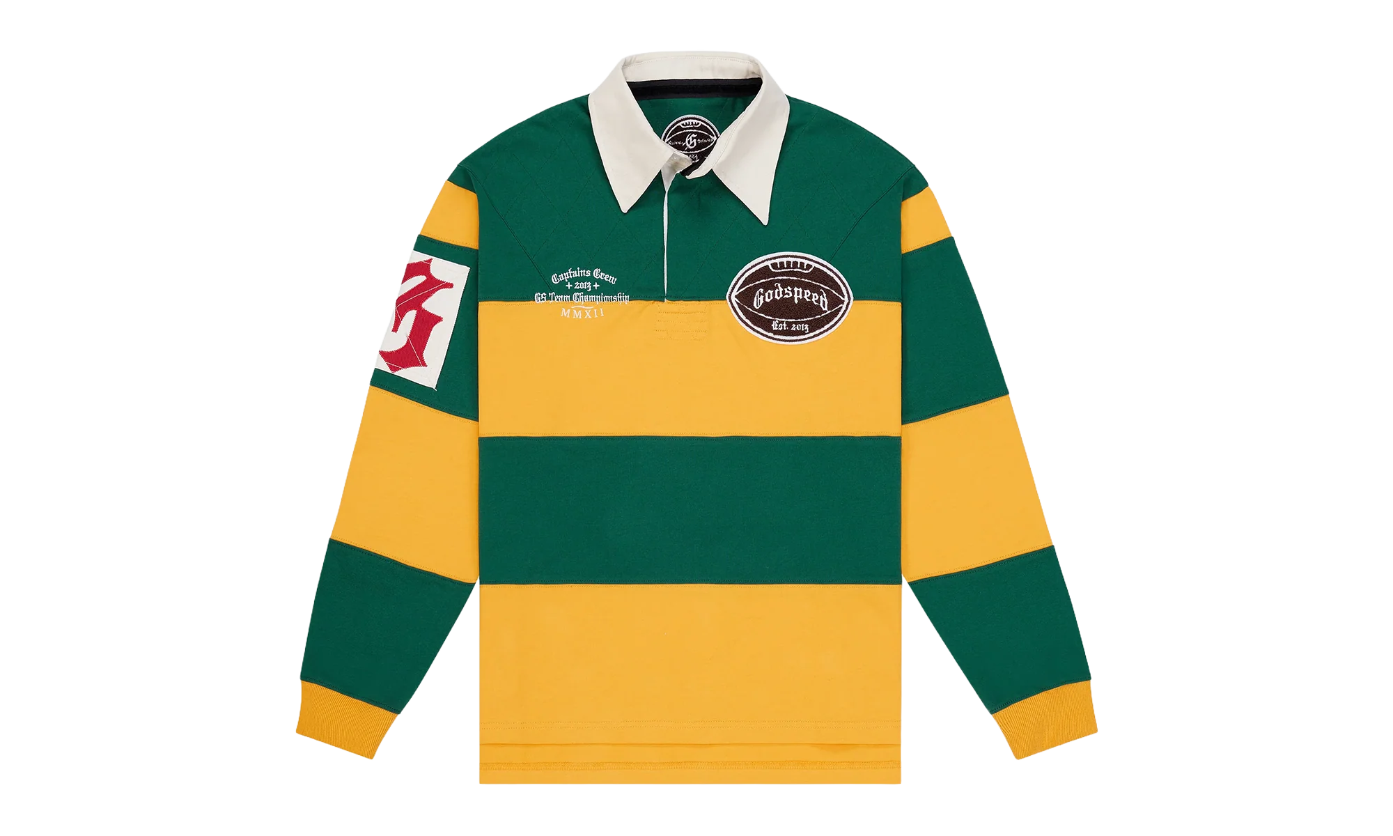 Classic Field Rugby Shirt "Green / Yellow" AK1JVHGL