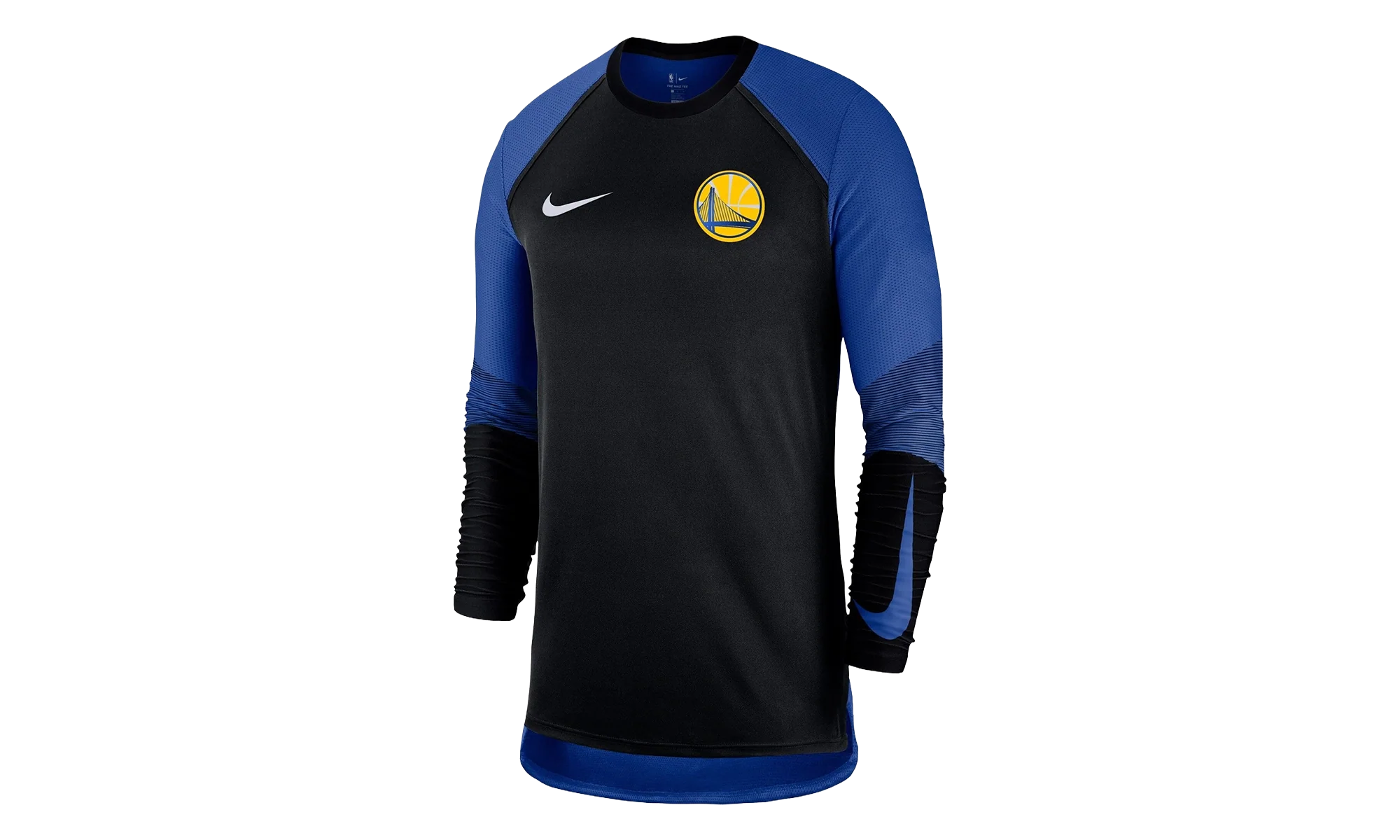 NBA Hyper Elite Performance Long Sleeve Shirt GS "Golden State Warriors - Blue" 9Z2B7BAQL WAR