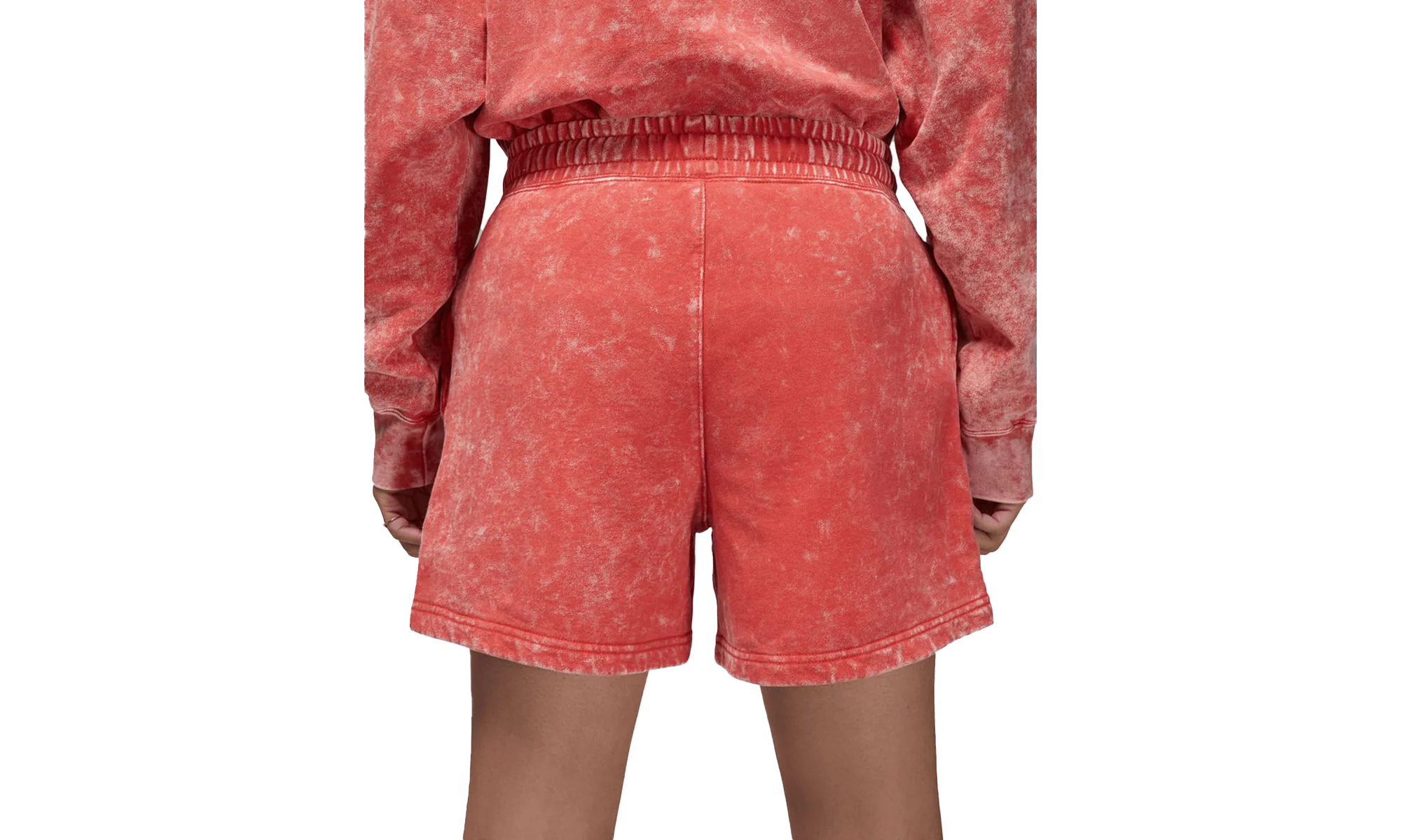 Jordan Washed Fleece Shorts WMNS "Red" DQ4613 605