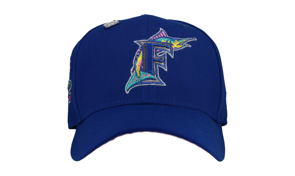 59FIFTY Florida Marlins 10th Anniversary Fitted Hat "Blue / Pink" NE116