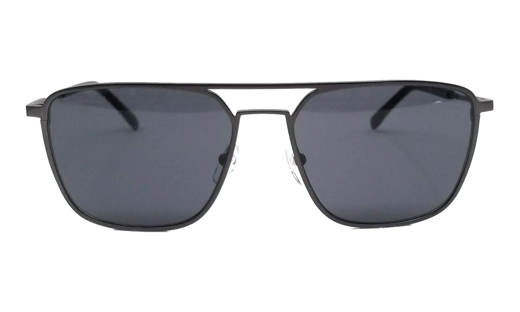 Rectangle Sunglasses "Matte Silver" L194S-033
