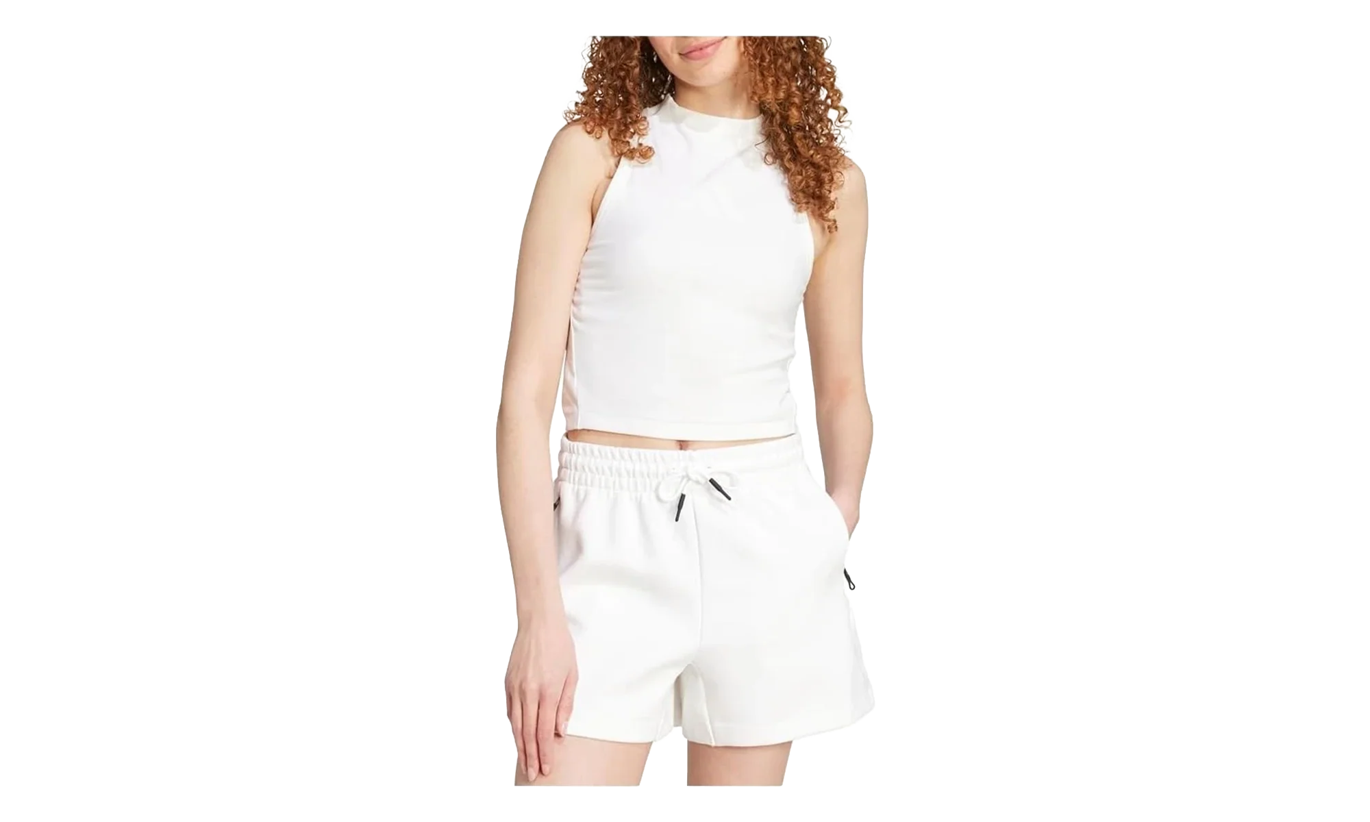 Z.N.E Crew Neck Tank Casual WMNS "White" JY4730