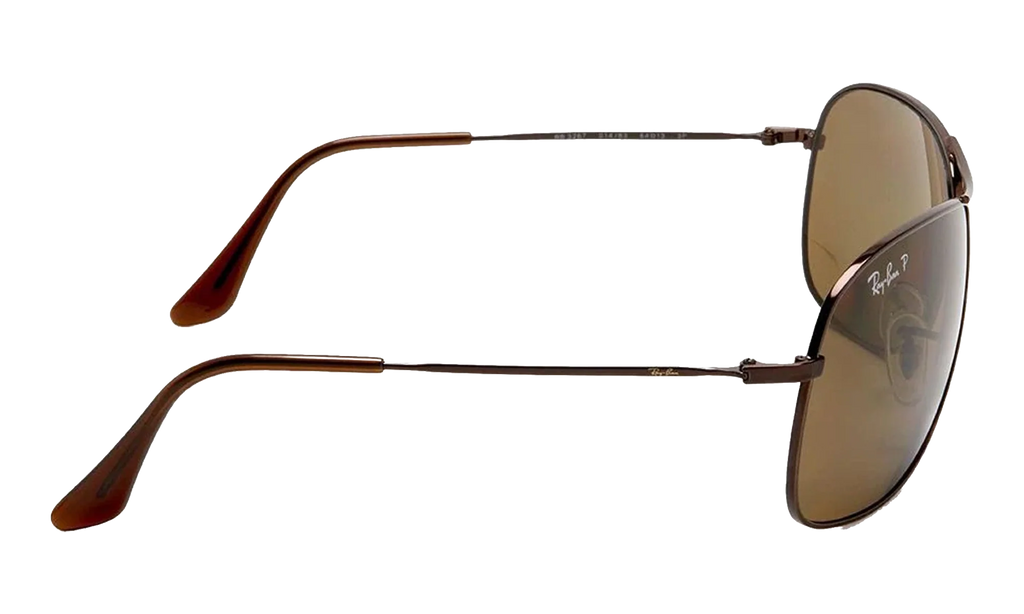 Aviator Polarized Sunglasses "Brown" RB3267-014-83_64