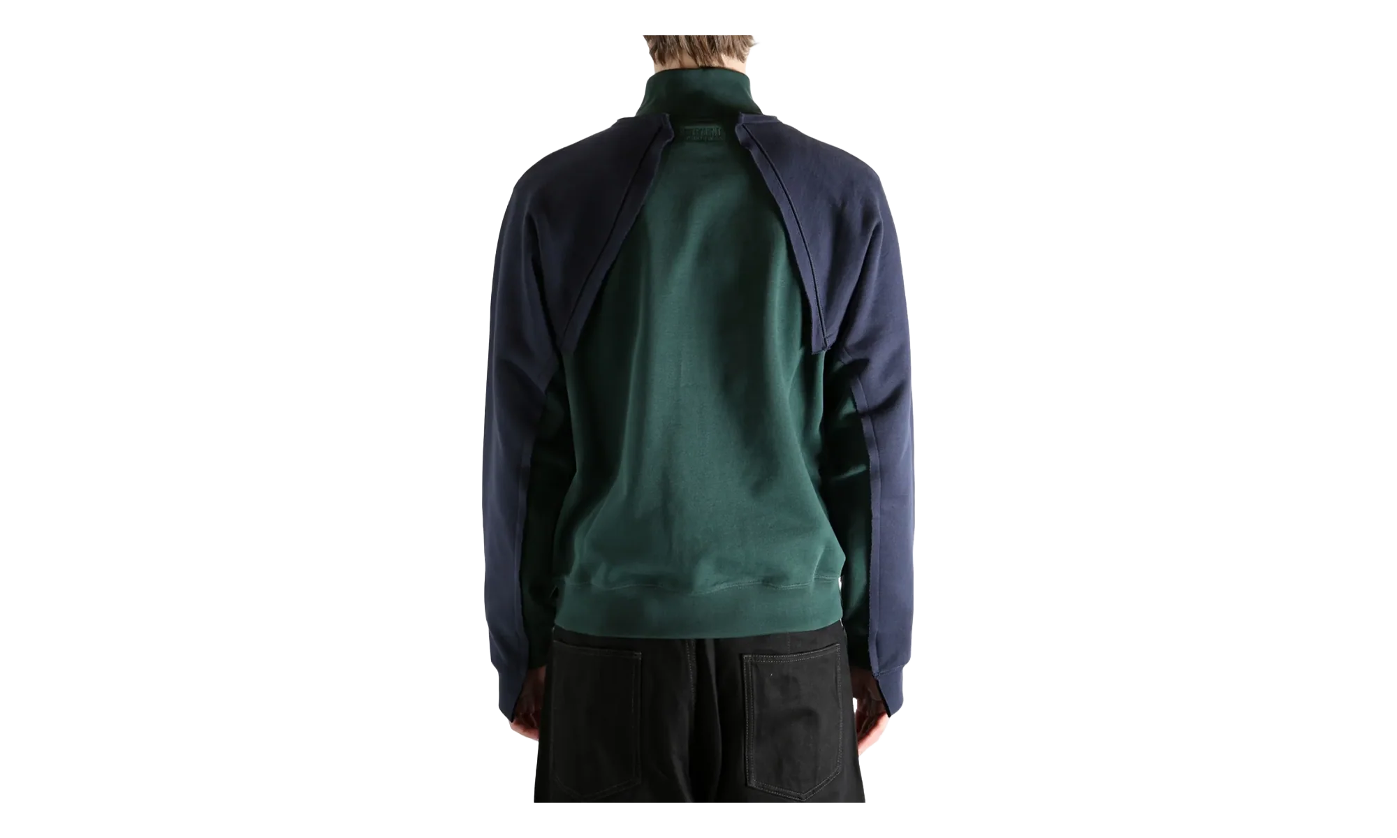Patched Zip-Up "Emerald Green/Navy" UH76ZU760EN EMER