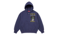 DSNY Zip Up Hooded Sweatshirt "SS26 - Washed Navy" SU27112