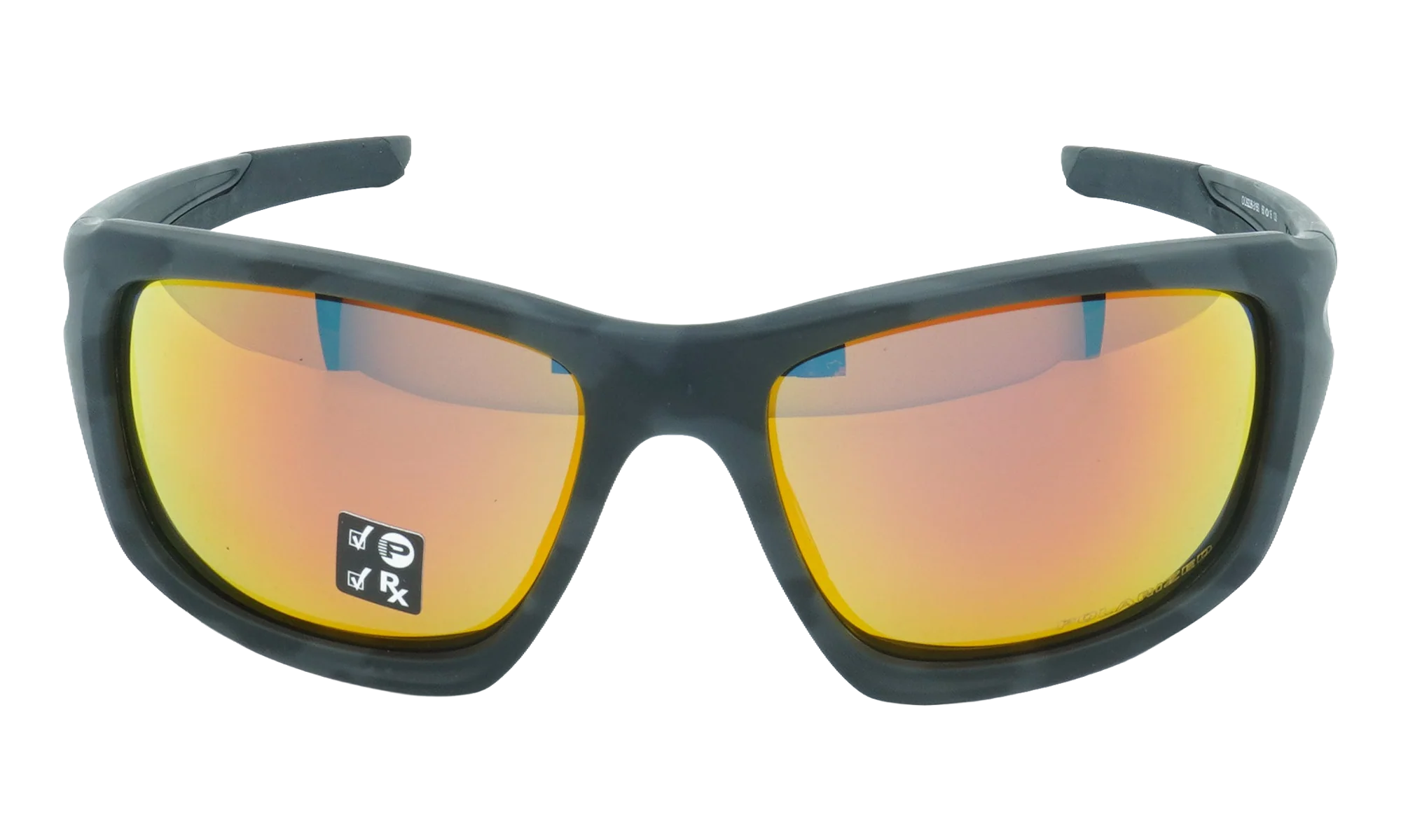 Valve Polarized Sunglasses "Matte Black Camo / Ruby Iridium Polarized" OO9236 31