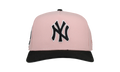 9FIFTY New York Yankees 1962 World Series Rogue A Frame Snapback Hat "Pink / Rogue" NE235