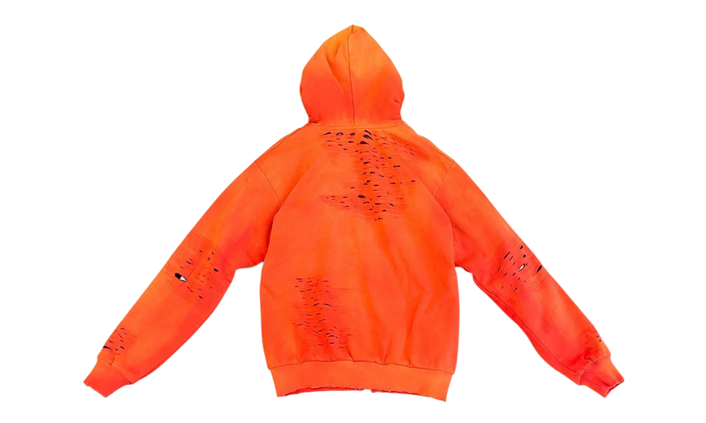 Apocrypha Pious Zip-Up Hoodie "Orange" APOC ZH44