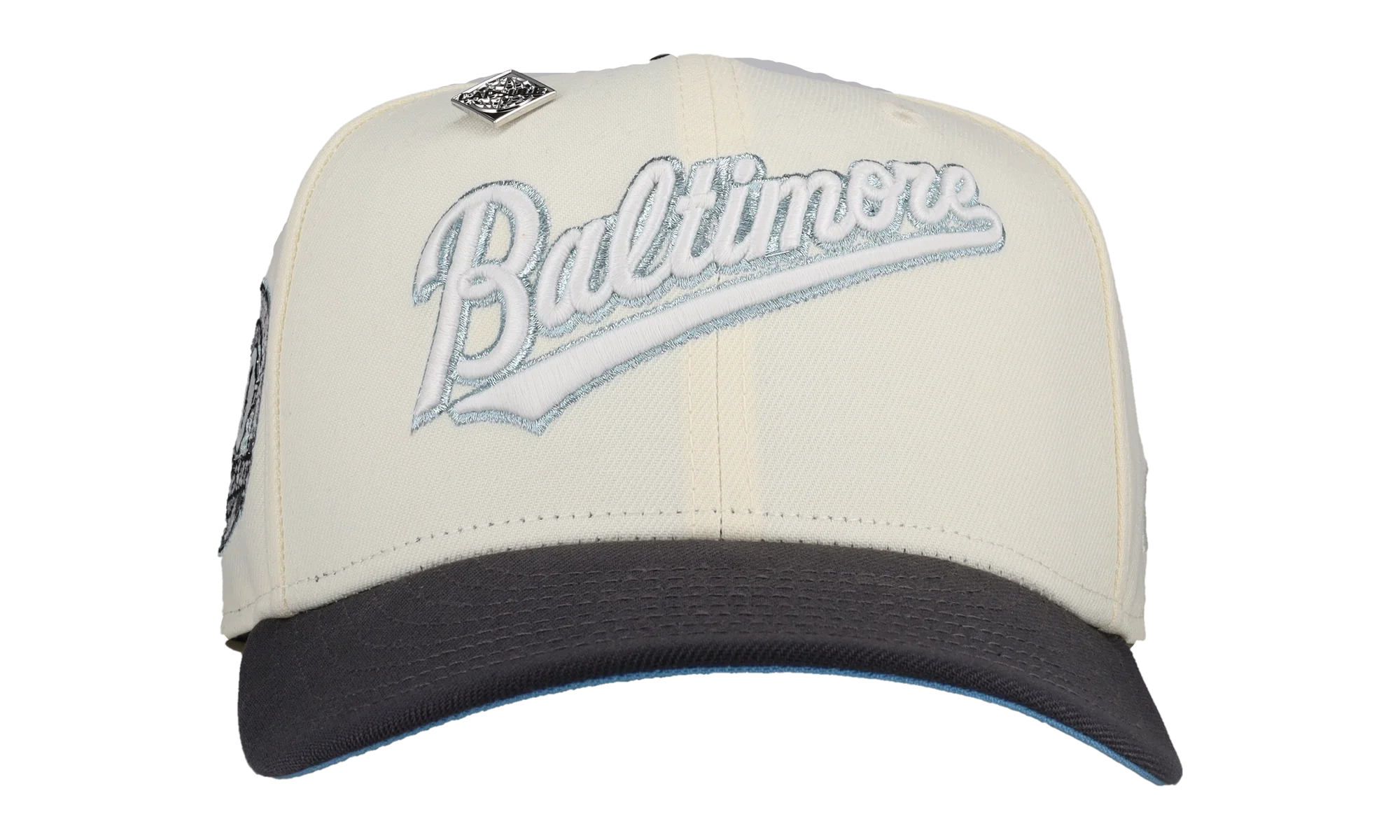 59FIFTY Baltimore Orioles 30th Anniversary Fitted Hat "Chrome Icey" 123451298607
