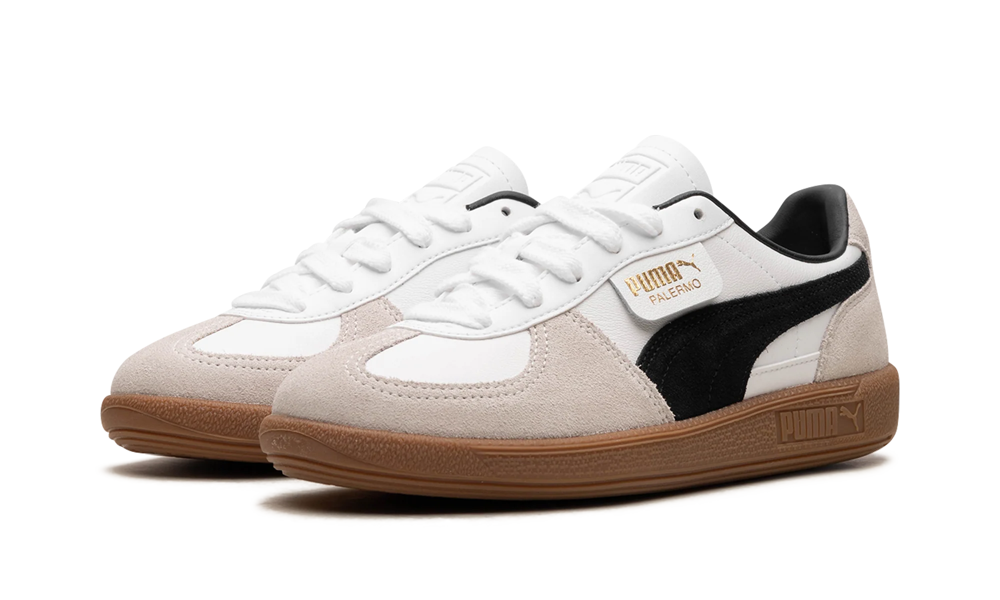 PALERMO LEATHER WMNS "PUMA WHITE / VAPOR GRAY / GUM" 39764701