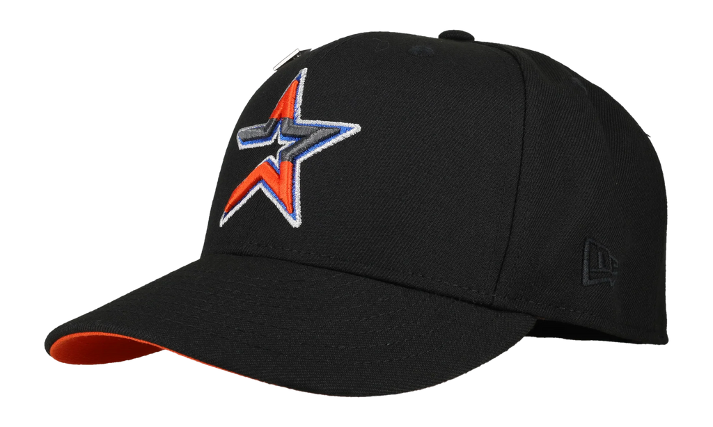 59FIFTY Houston Anniversary 50th Anniversary "3 Tier" Fitted Hat "Black / Orange" 123451297745