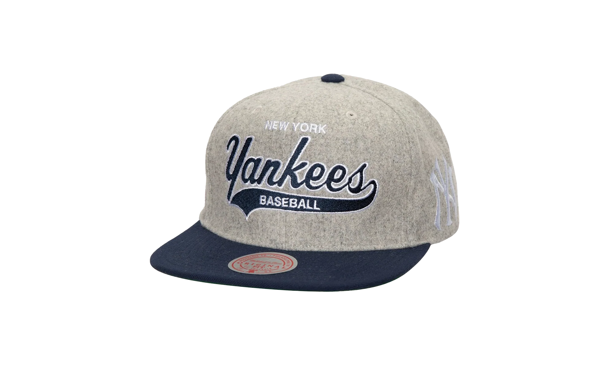 MLB Tailsweep 2.0 Melton Snapback Cap "New York Yankees - Grey" HHSS7435 NYYYYPPPGREY
