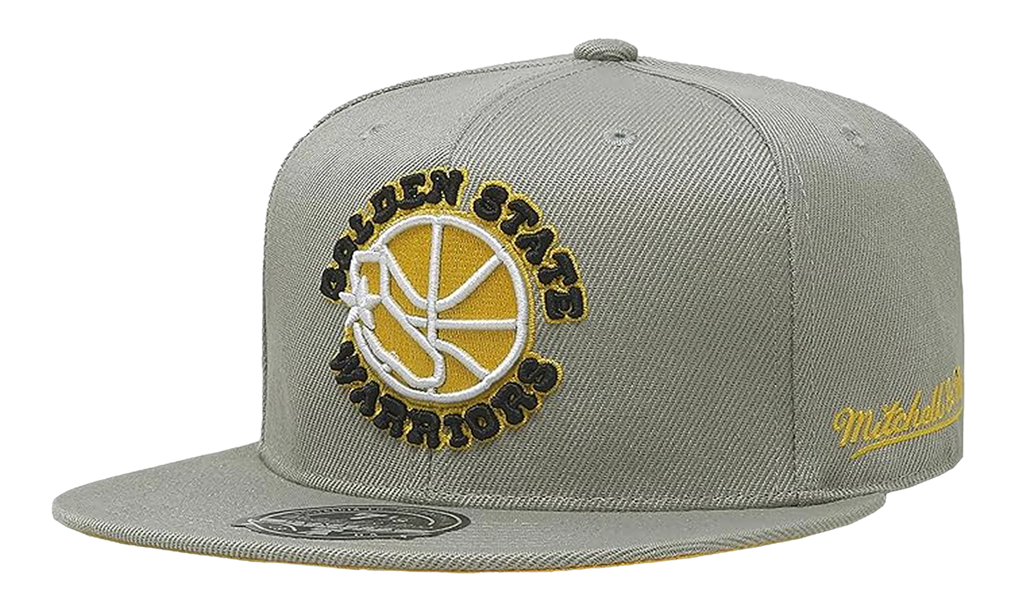 NBA Hardwood Classics Fitted Cap "Golden State Warriors - Sunny Gray" 6HSFDX21134 GSWGREY