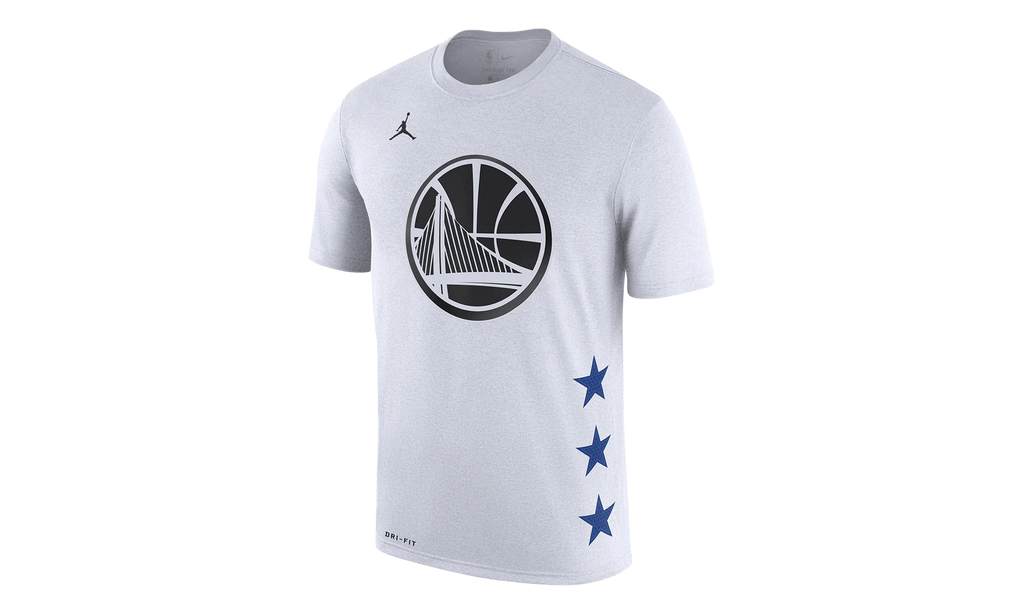Air Jordan NBA GSW 2019 NBA All-Star T-Shirt "Stephen Curry - White" BQ2507 106