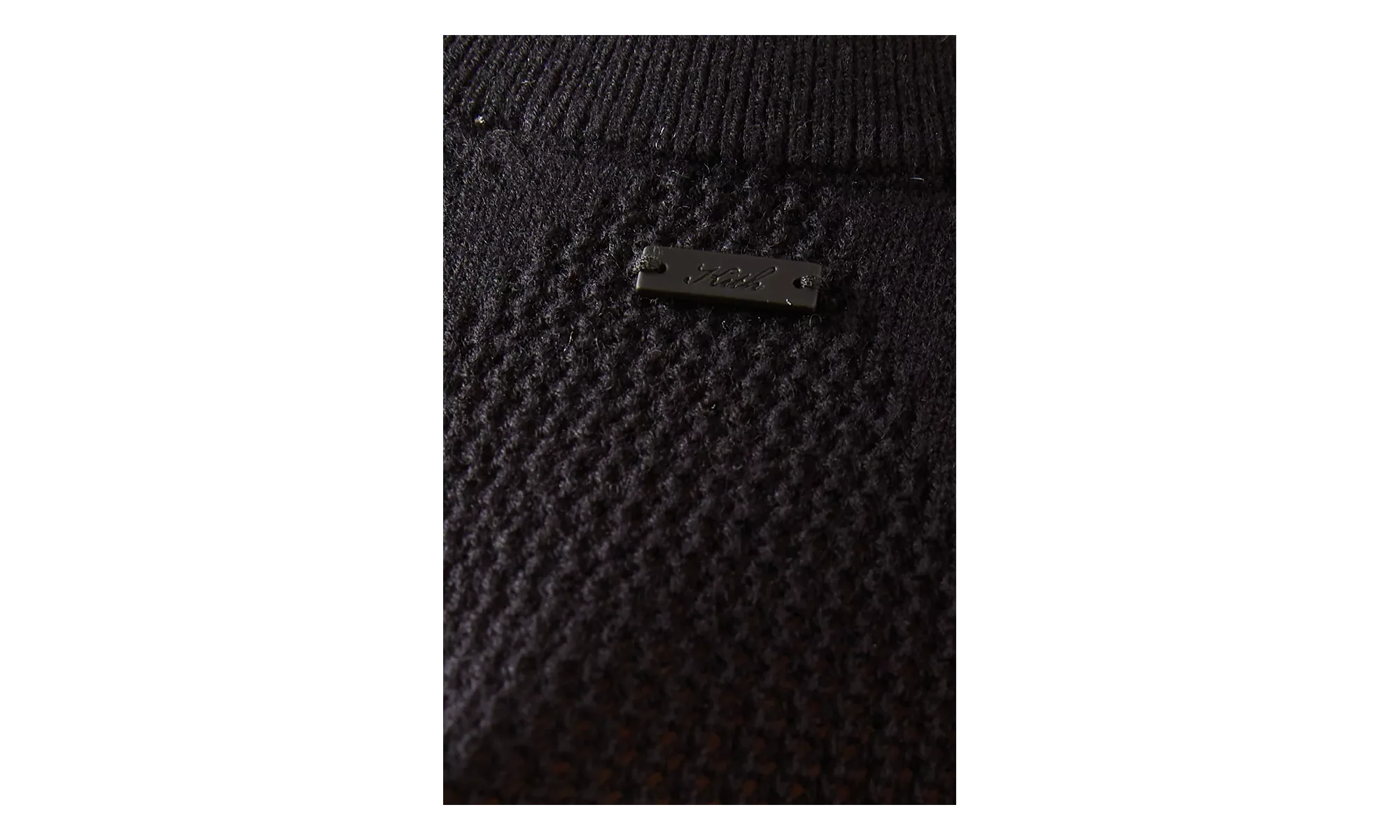 Lyra Diamond Open Knit Dress WMNS "Black" KITH124