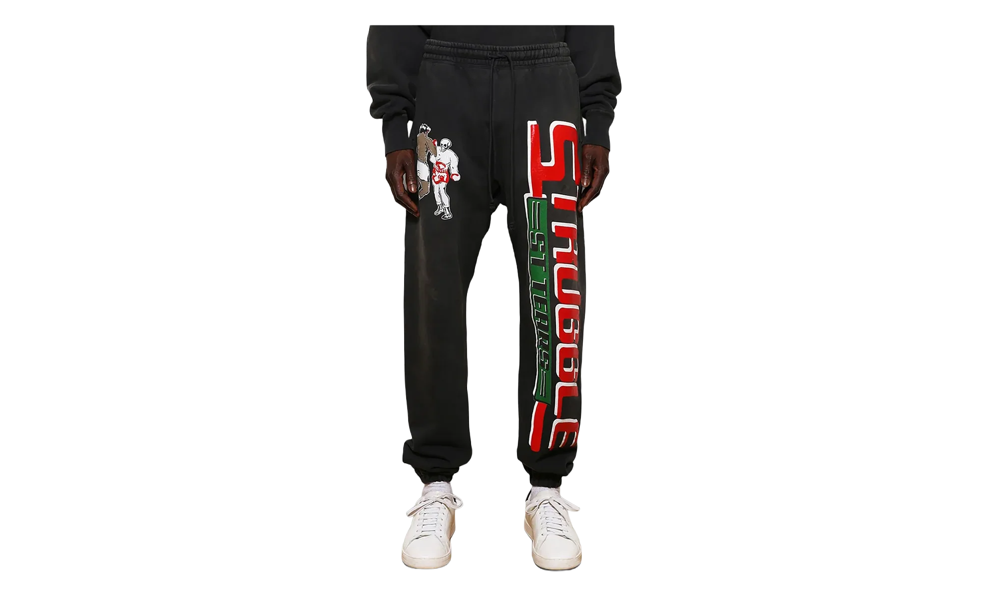 Denim tears Struggle Sweatpants "Black" SM YS8 0000 C04