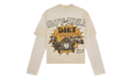 Hot As Hell Layered Tee "Antique White" DSM S26 021