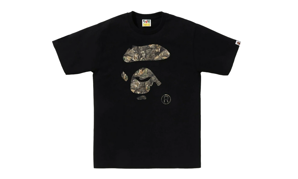Tree Edge Camo Ape Face Tee "Black / Brown" 1L80110032 BLK