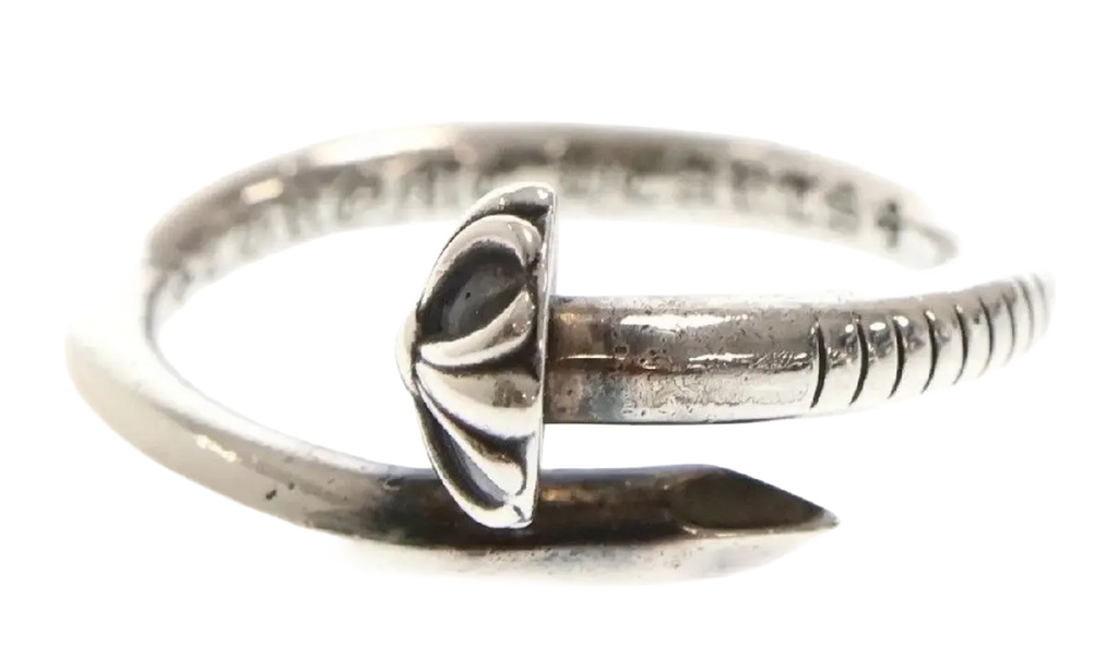 Nail Cross Ball Ring "Silver" CHRM0832
