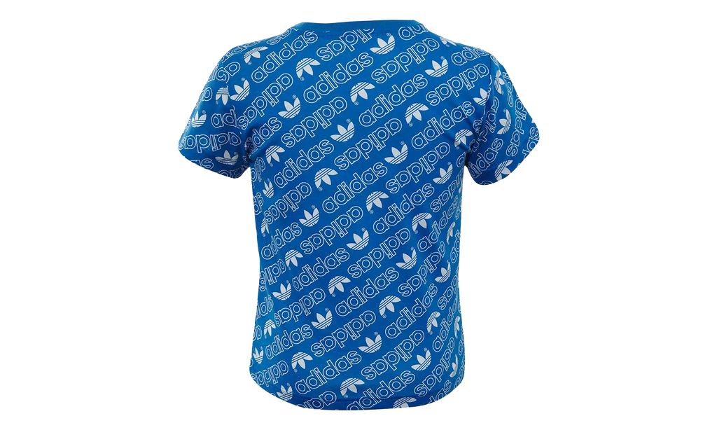 Trefoil Monogram Tee TD "Blue" DN8158