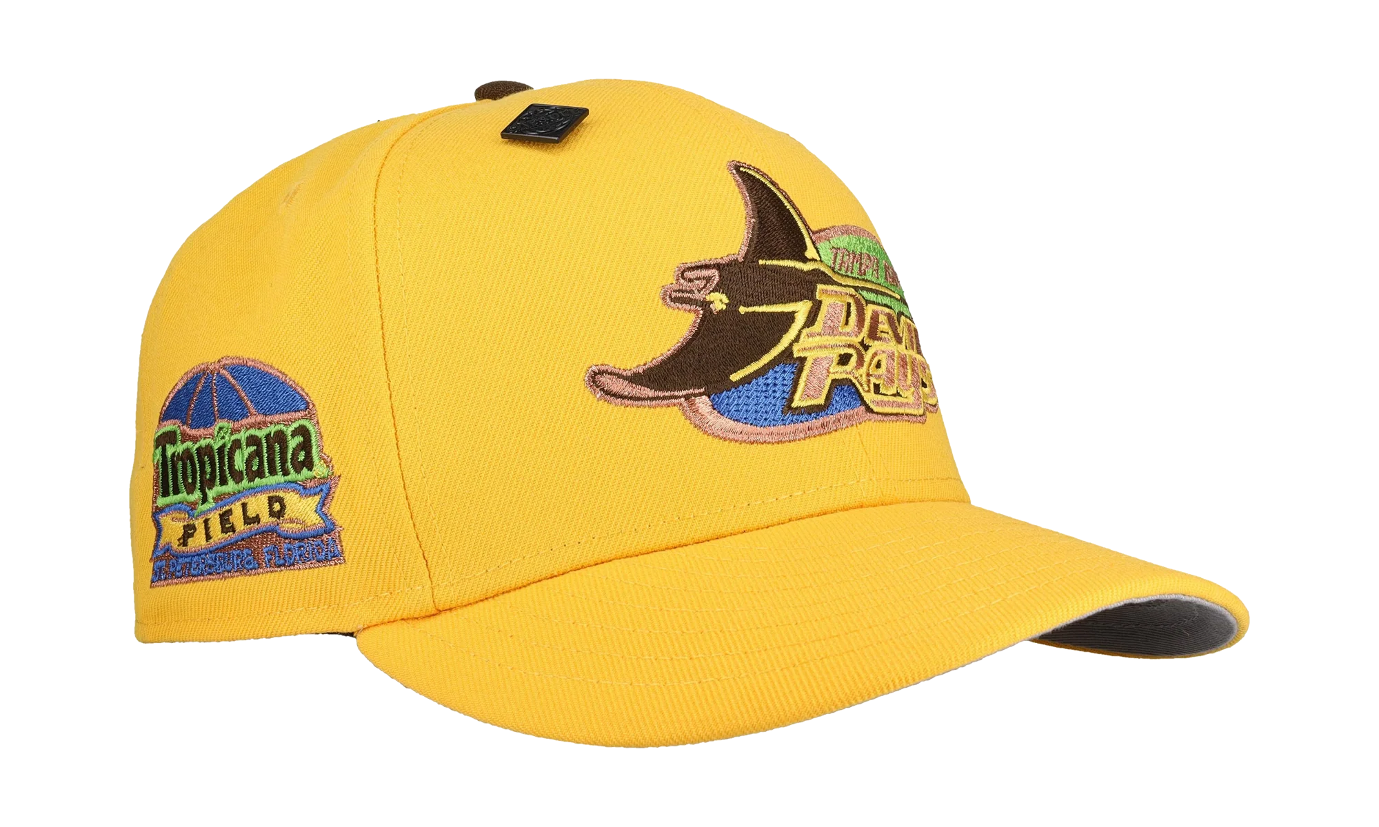 59FIFTY Tampa Bay Rays Tropicana Field Fitted Hat "Yellow / Copper" NE392