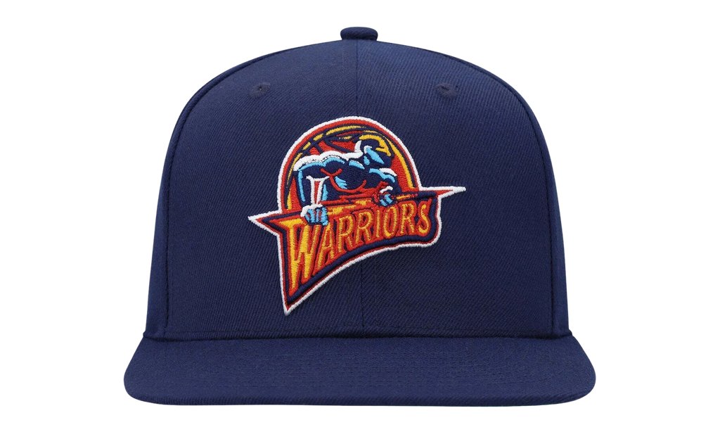 NBA Hardwood Classics Team Ground 2.0 Fitted Cap "Golden State Warriors - Navy" HHSF3259 GSWYYPPPNAVY