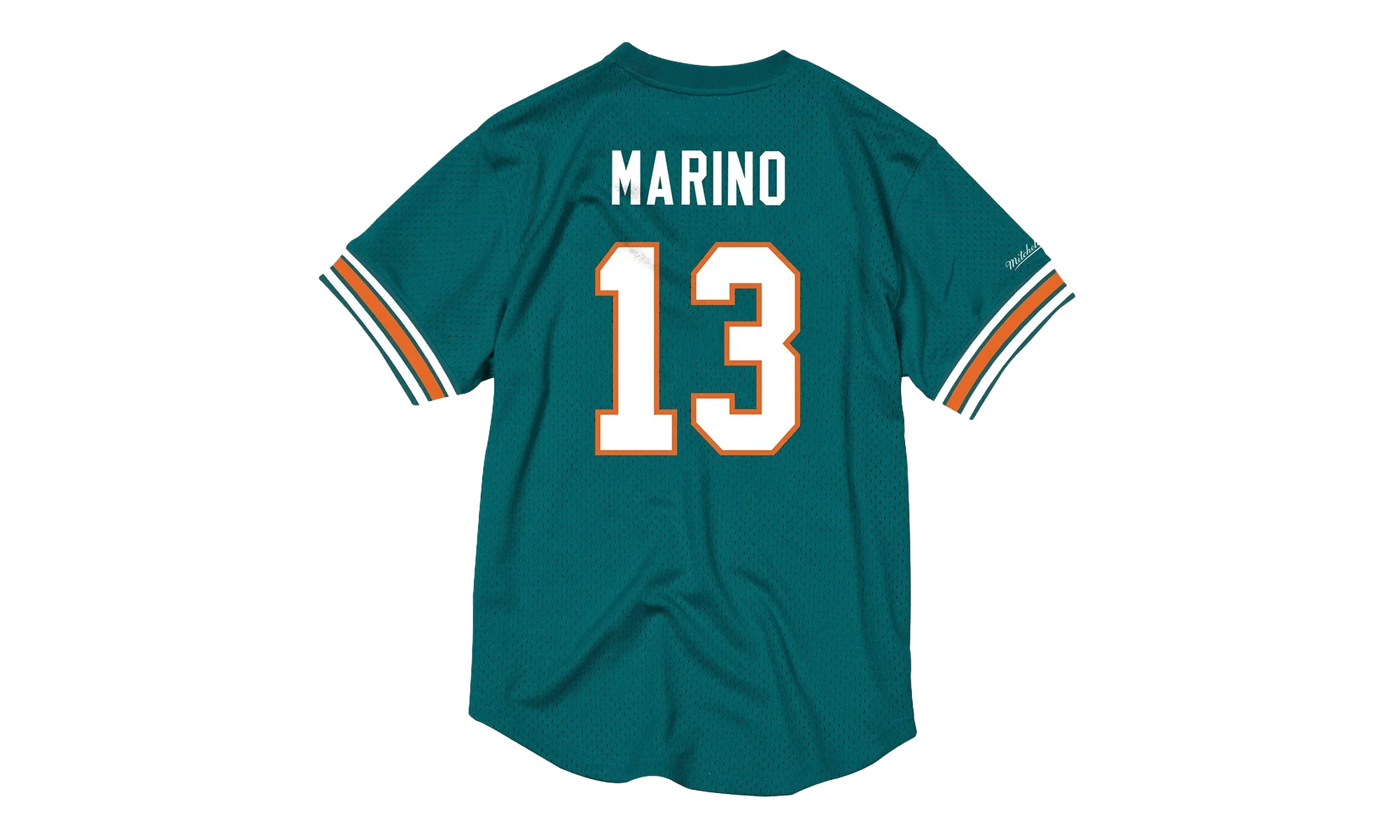 NFL Name & Number Mesh Crew Neck Shirt "Miami Dolphins - Teal" NNMPMG18061 MDOTEAL94DMA