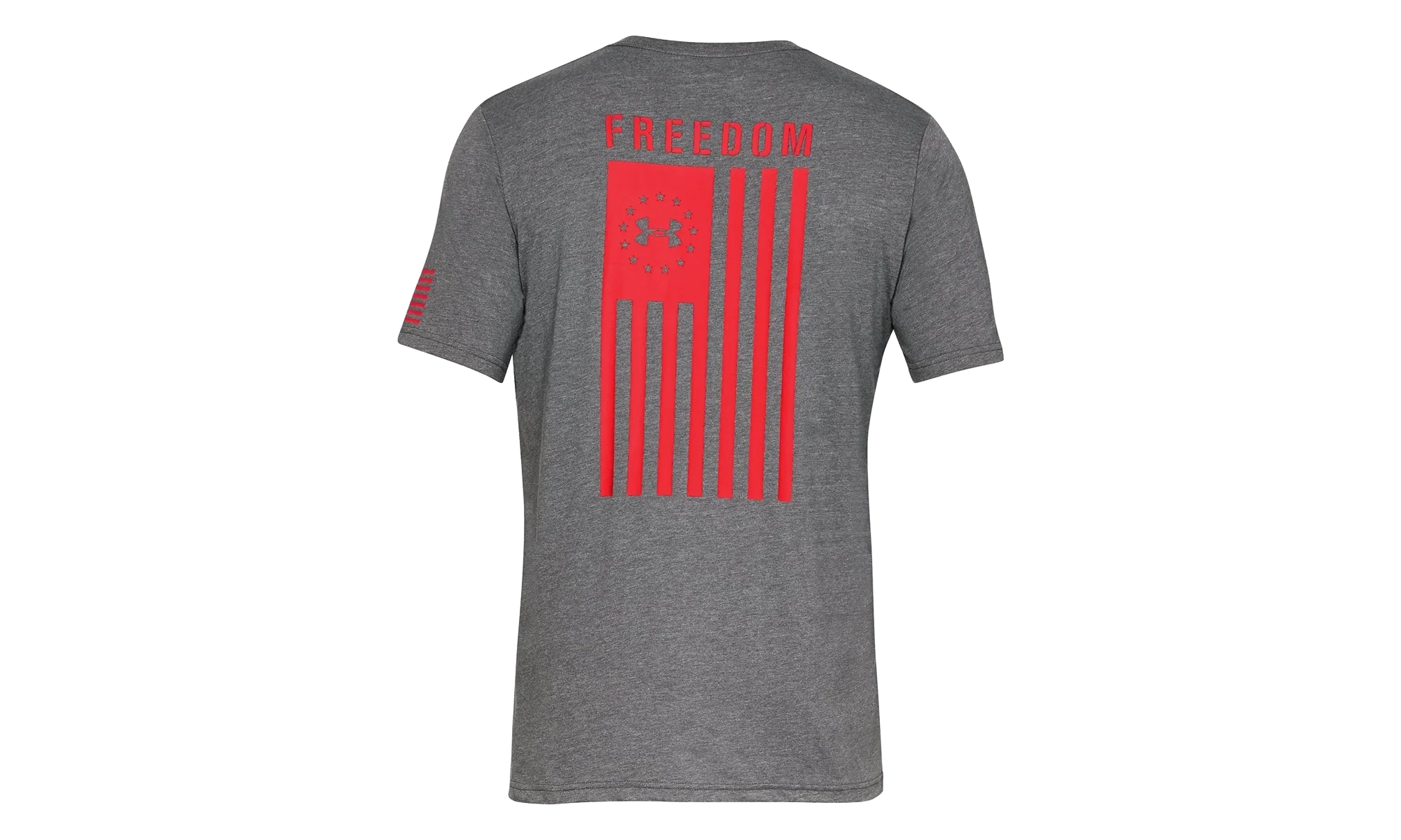 Freedom Flag T-Shirt "Charcoal Medium Heather / Red" 1333350 019