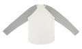 Cemetery Cross Straight Longsleeve T-Shirt "Grey / White" CHRM1187