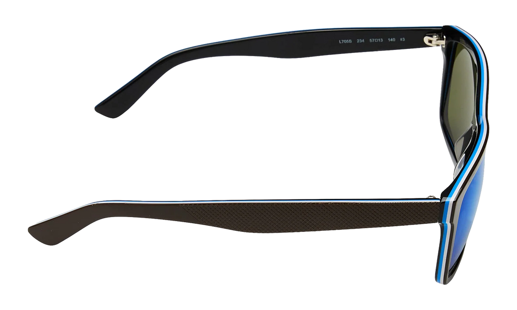 Rectangle Sunglasses "Dark Brown" L705S-234
